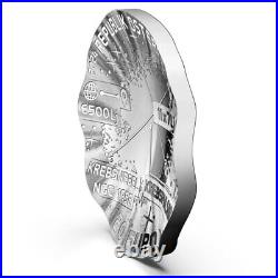 2024 2/3 oz Proof Austrian Sterling Silver Universe Supernova Coin (Box, CoA)