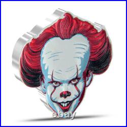 2024 2 oz Proof Colorized Niue Silver Pennywise Coin (Box, CoA) 2024 2 oz Proof Colorized Niue Silver Pennywise Coin (Box, CoA)