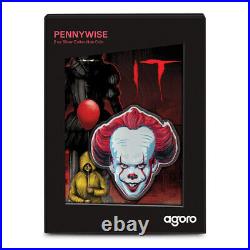 2024 2 oz Proof Colorized Niue Silver Pennywise Coin (Box, CoA) 2024 2 oz Proof Colorized Niue Silver Pennywise Coin (Box, CoA)