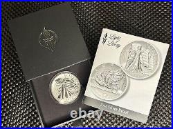 2024 2oz Light of Liberty Silver $5 Samoa UHR Enhanced Reverse Proof BOX/COA