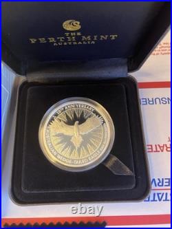 2024 3 oz Proof Australian Silver Wedge Tail Eagle Coin (Box, CoA)