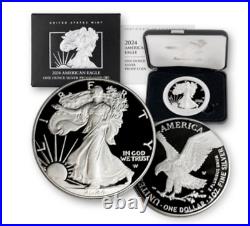 2024 American Silver Proof Eagle Box OGP & COA US Mint