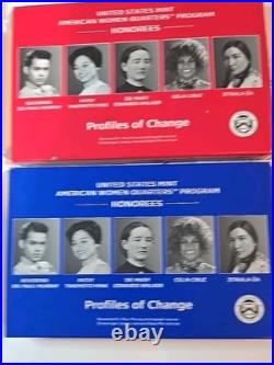 2024 American Women Quarters Silver &cade Proof Sets With Box & C. O. A