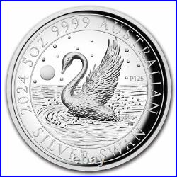 2024 Australia 5 oz Silver Swan Proof (High Relief, withBox & COA) 2024 Australia 5 oz Silver Swan Proof (High Relief, withBox & COA)