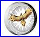 2024 Australia Wedge Tailed Eagle 10th Ann 1 oz Silver Proof Gilded HR BOX COA