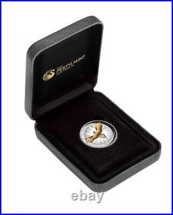 2024 Australia Wedge Tailed Eagle 10th Ann 1 oz Silver Proof Gilded HR BOX COA