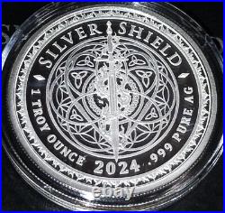 2024 COSMIC ROGAN 1oz. 999 Silver Proof Box With Coa Limit Edition