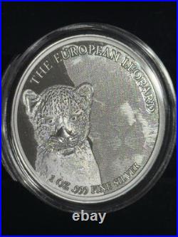 2024 Congo Wildcats Collection 3 x 1 oz Proof Silver with Box & COA Mintage 3000