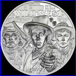 2024 Cook Islands Legends Wild West 1oz Silver Proof Coin