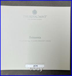 2024 Great Britain 5 oz Britannia Silver Proof display box wCOA #404 Of 556 2024 Great Britain 5 oz Britannia Silver Proof display box wCOA #404 Of 556