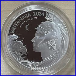 2024 Great Britain Britannia 1 oz Silver Proof BOX COA Limited Edition 3500