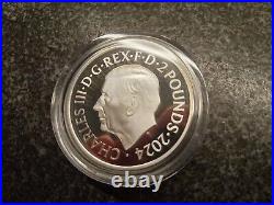 2024 Great Britain UK £2 BRITANNIA 1 Oz Silver Proof withBOX & COA 2024 Great Britain UK £2 BRITANNIA 1 Oz Silver Proof withBOX & COA
