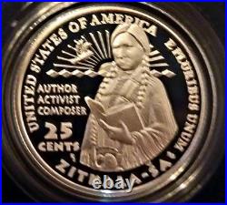 2024 Limited Edition Silver Proof Set -24RC CAMEO! 8 Coins-ASE Quarters, Box+OGP