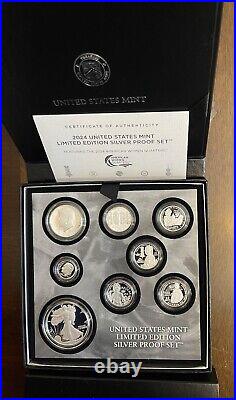 2024 Limited Edition Silver Proof Set (S) WithCOA & BOX