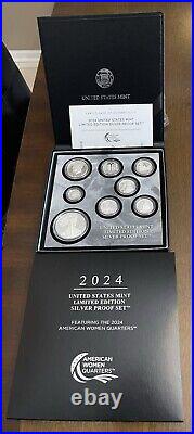 2024 Limited Edition Silver Proof Set (S) WithCOA & BOX