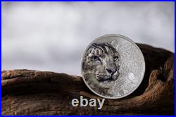 2024 Mongolia Wild Mongolia Snow Leopard 1 oz Silver Proof Coin 2024 Mongolia Wild Mongolia Snow Leopard 1 oz Silver Proof Coin