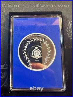 2024 Niue 1 oz Silver MLB Trading Box Gerrit Cole Sapphire Mintage #46 of 60