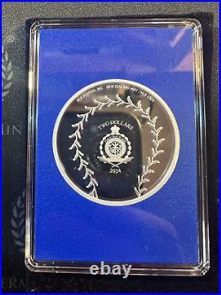 2024 Niue 1 oz Silver MLB Trading Box Jose Ramirez Sapphire Mintage #22 of 60 2024 Niue 1 oz Silver MLB Trading Box Jose Ramirez Sapphire Mintage #22 of 60