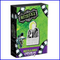 2024 Niue Beetlejuice Coin Colorized 1 oz. 999 Silver Proof Box/COA