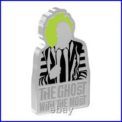 2024 Niue Beetlejuice Coin Colorized 1 oz. 999 Silver Proof Box/COA