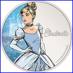 2024 Niue Disney Princess Cinderella 1 oz Silver Colorized Proof Coin 2024 Niue Disney Princess Cinderella 1 oz Silver Colorized Proof Coin
