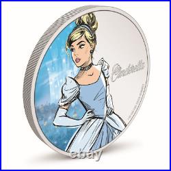 2024 Niue Disney Princess Cinderella 1 oz Silver Colorized Proof Coin 2024 Niue Disney Princess Cinderella 1 oz Silver Colorized Proof Coin