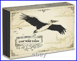 2024 Niue Great Birds Great White Pelican 2 oz Silver Proof Coin 2024 Niue Great Birds Great White Pelican 2 oz Silver Proof Coin