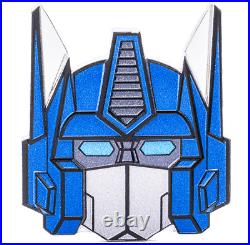 2024 Niue Hasbro Transformers Heads Optimus Prime 1 oz Silver Proof Coin 2024 Niue Hasbro Transformers Heads Optimus Prime 1 oz Silver Proof Coin