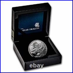 2024 Niue Lunar Dragon 1 oz Silver Proof Coin. 9999 COA/Box