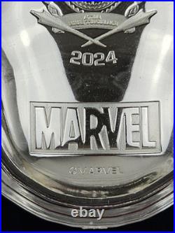 2024 Niue Marvel Iron Man Helmet Shaped Colorized 2 oz Silver $5 Coin #76/1000