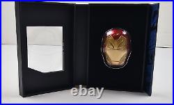 2024 Niue Marvel Iron Man Helmet Shaped Colorized 2 oz Silver $5 Coin #76/1000