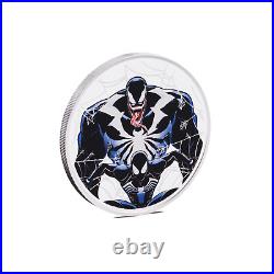 2024 Niue Marvel VENOM Coin Colorized 1 oz. 999 Silver Proof Box/COA