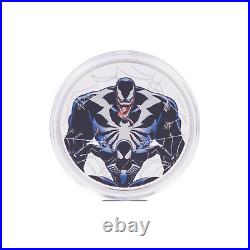 2024 Niue Marvel VENOM Coin Colorized 1 oz. 999 Silver Proof Box/COA