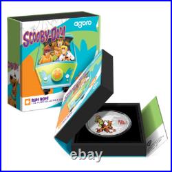 2024 Niue Scooby Doo Ruh Roo Coin Halloween Colorized 1 oz Silver Proof Box/COA