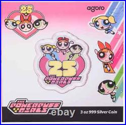2024 Niue Warner Bros Powerpuff Girls 25th Ann. 3 oz Silver Proof Coin 2024 Niue Warner Bros Powerpuff Girls 25th Ann. 3 oz Silver Proof Coin