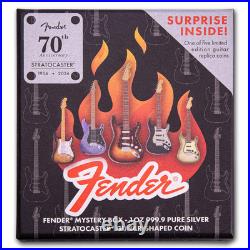 2024 PAMP 1 oz Proof Silver Fender Stratocaster Mystery Box 2024 PAMP 1 oz Proof Silver Fender Stratocaster Mystery Box