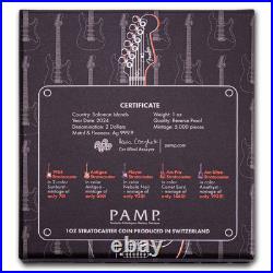 2024 PAMP 1 oz Proof Silver Fender Stratocaster Mystery Box 2024 PAMP 1 oz Proof Silver Fender Stratocaster Mystery Box