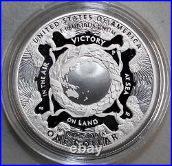 2024 P Greatest Generation Proof Silver Dollar Coin Box and COA Commemorative $1