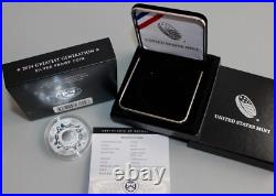 2024 P Greatest Generation Proof Silver Dollar Coin Box and COA Commemorative $1