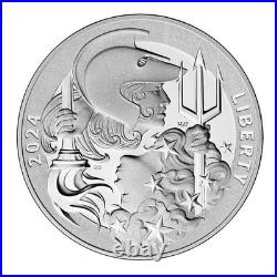 2024-P Proof Liberty & Britannia Silver Medal 1 oz Box OGP & COA 2024-P Proof Liberty & Britannia Silver Medal 1 oz Box OGP & COA