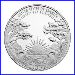 2024-P Proof Liberty & Britannia Silver Medal 1 oz Box OGP & COA