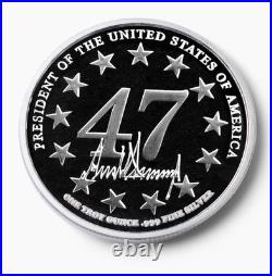 2024 President Trump Victory Silver Medal 1 Troy Oz PCGS Gem Proof BOX5