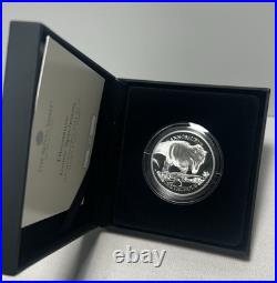 2024 Royal Mint Uk24tr1s 1 Oz Silver Proof T-rex Tyrannosaurus Coin Box Coa