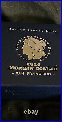 2024-S American Morgan Silver Dollar Proof Coin withBox and COA 2024-S American Morgan Silver Dollar Proof Coin withBox and COA