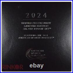 2024-S Limited Edition Silver 8-Coin Proof Set (Box and CoA)
