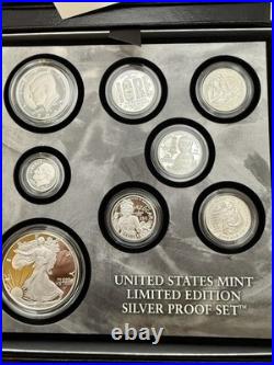 2024 S Limited Edition Silver Proof Set 8 Coins Box & Coa