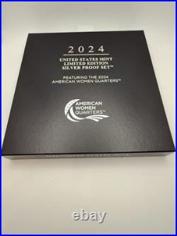 2024 S Limited Edition Silver Proof Set 8 Coins Box & Coa