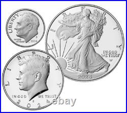 2024 S Limited Edition Silver Proof Set With Original Box & COA. #C1630