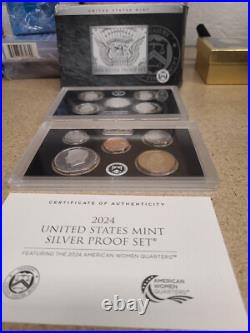 2024 S US Mint ANNUAL 10 Coin SILVER Proof Set with Box, COA