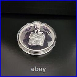 2024 Samoa 125 Years of Alfred Hitchcock 3oz Silver Proof $5 Coin